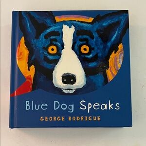 Blue Dog Speaks Hardcover Book